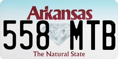 AR license plate 558MTB