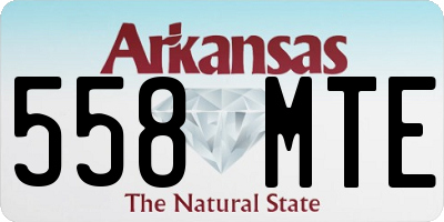 AR license plate 558MTE