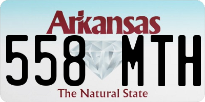 AR license plate 558MTH