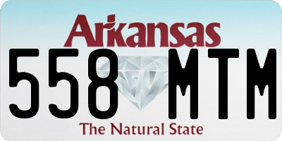 AR license plate 558MTM