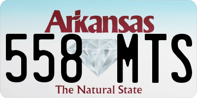 AR license plate 558MTS
