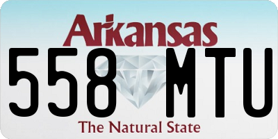 AR license plate 558MTU