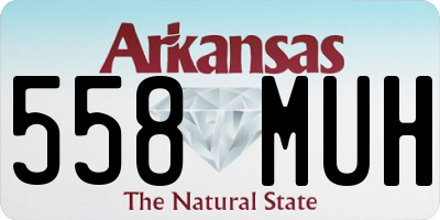 AR license plate 558MUH