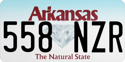 AR license plate 558NZR