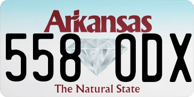 AR license plate 558ODX