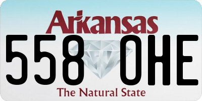 AR license plate 558OHE