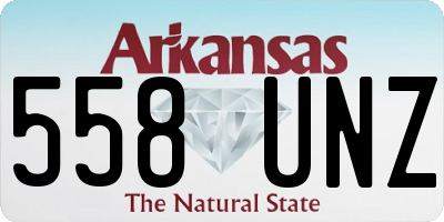 AR license plate 558UNZ