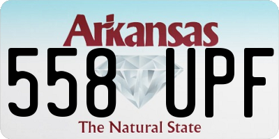 AR license plate 558UPF