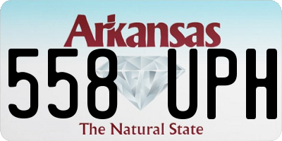 AR license plate 558UPH