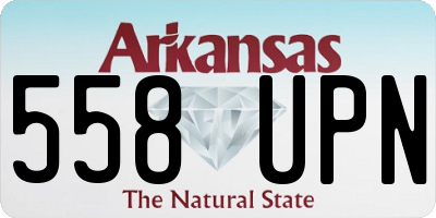 AR license plate 558UPN