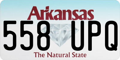 AR license plate 558UPQ