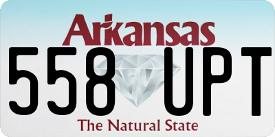 AR license plate 558UPT