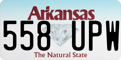 AR license plate 558UPW