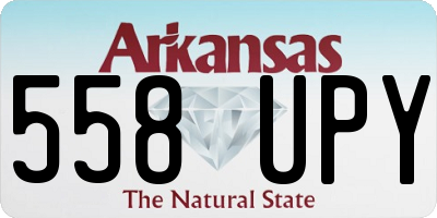 AR license plate 558UPY
