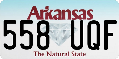 AR license plate 558UQF