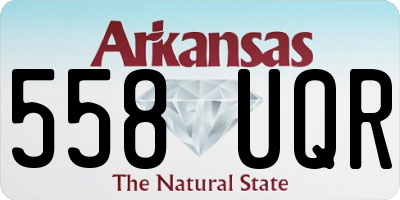AR license plate 558UQR