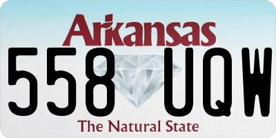 AR license plate 558UQW