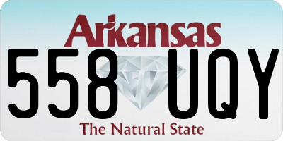 AR license plate 558UQY