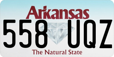 AR license plate 558UQZ