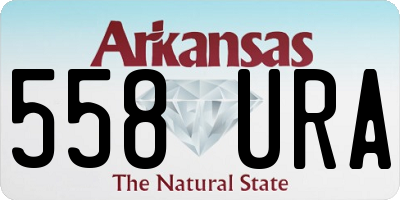 AR license plate 558URA