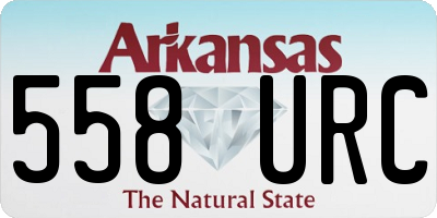 AR license plate 558URC