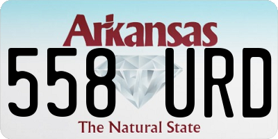 AR license plate 558URD