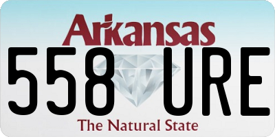 AR license plate 558URE