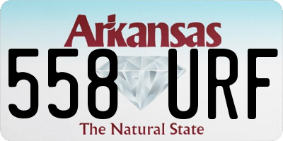 AR license plate 558URF