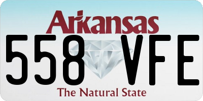 AR license plate 558VFE