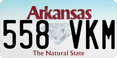 AR license plate 558VKM