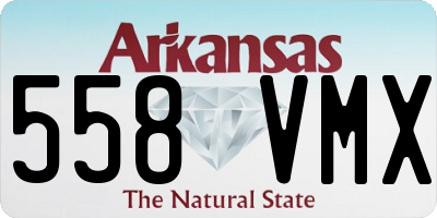 AR license plate 558VMX
