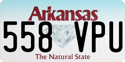AR license plate 558VPU
