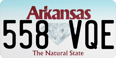 AR license plate 558VQE