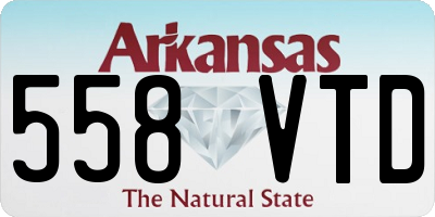 AR license plate 558VTD