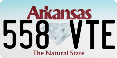 AR license plate 558VTE