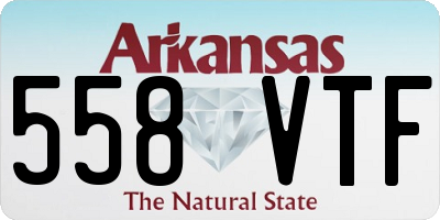 AR license plate 558VTF