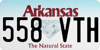 AR license plate 558VTH
