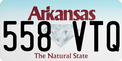 AR license plate 558VTQ