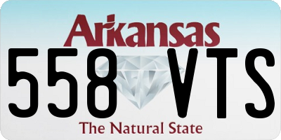 AR license plate 558VTS