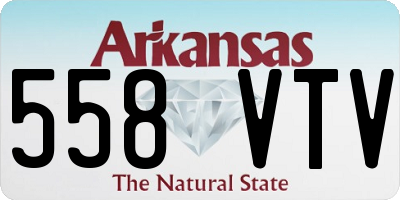 AR license plate 558VTV