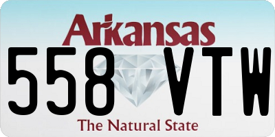 AR license plate 558VTW