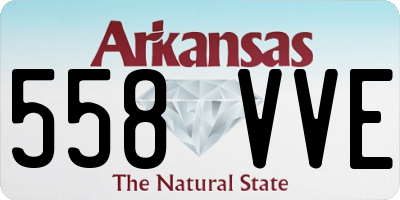 AR license plate 558VVE