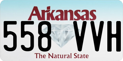 AR license plate 558VVH