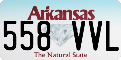 AR license plate 558VVL