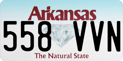 AR license plate 558VVN