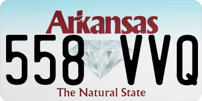AR license plate 558VVQ