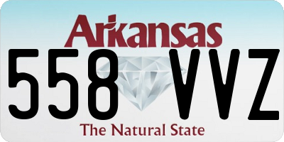 AR license plate 558VVZ