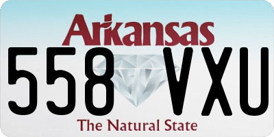 AR license plate 558VXU