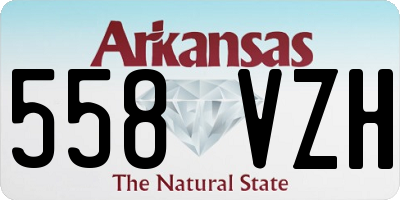 AR license plate 558VZH