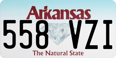 AR license plate 558VZI